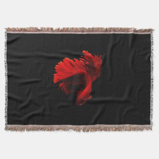 Ruby Red Siamese Fighting Fish Decke (Vorderseite)