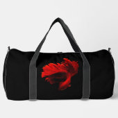 Ruby Red Siamese Fighting Fish Duffle Bag (Vorderseite)