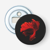 Ruby Red Siamese Fighting Fish Flaschenöffner (Vorderseite)