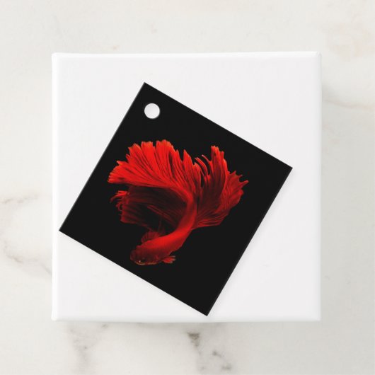 Ruby Red Siamese Fighting Fish Geschenkanhänger (Beispiel)
