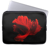 Ruby Red Siamese Fighting Fish Laptopschutzhülle (Vorderseite)