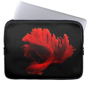 Ruby Red Siamese Fighting Fish Laptopschutzhülle