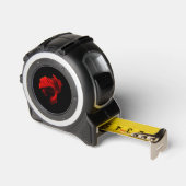 Ruby Red Siamese Fighting Fish Maßband (Winkel)