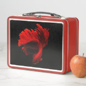 Ruby Red Siamese Fighting Fish Metall Brotdose (Beispiel)