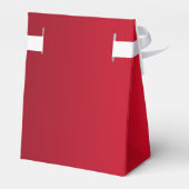 Ruby Red & Silver Glitzer Geburtstag Geschenkschachtel (Rückseite)