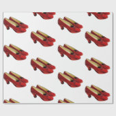 Ruby Red Slippers Schuhwrapping Paper für Oz-Fans Geschenkpapier (Flach)