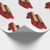 Ruby Red Slippers Schuhwrapping Paper für Oz-Fans Geschenkpapier (Ecke)