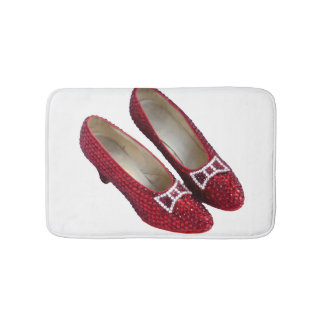 Ruby Red Slippers Shoes Wicked Bathmat! Badematte