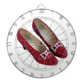 Ruby Red Slippers Shows Wicked Dart Board Dartscheibe