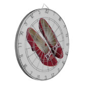 Ruby Red Slippers Shows Wicked Dart Board Dartscheibe (Vorderseite Links)