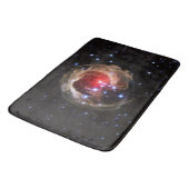 Ruby Red Supergiant Star Dust Badematte (Schrägansicht)