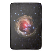Ruby Red Supergiant Star Dust Badematte (Vorderseite Vertikal)