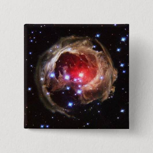 Ruby Red Supergiant Star Dust Button (Vorderseite)