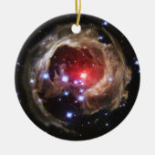 Ruby Red Supergiant Star Dust Keramik Ornament (Vorne)