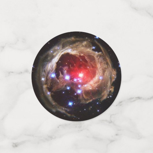 Ruby Red Supergiant Star Dust Konfetti (Klein Vorderseite)