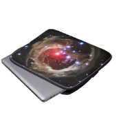 Ruby Red Supergiant Star Dust Laptopschutzhülle (Vorne Knopf)