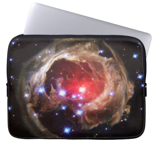 Ruby Red Supergiant Star Dust Laptopschutzhülle (Vorderseite)