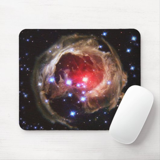 Ruby Red Supergiant Star Dust Mousepad (Mit Mouse)