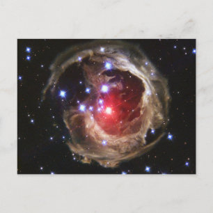 Ruby Red Supergiant Star Dust Postkarte