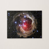 Ruby Red Supergiant Star Dust Puzzle (Horizontal)
