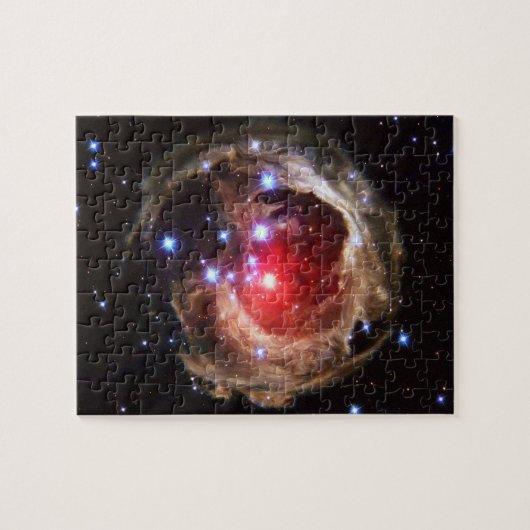 Ruby Red Supergiant Star Dust Puzzle (Horizontal)