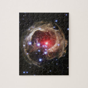 Ruby Red Supergiant Star Dust Puzzle