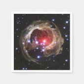 Ruby Red Supergiant Star Dust Serviette (Vorderseite)