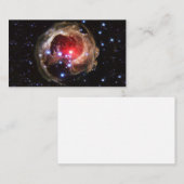 Ruby Red Supergiant Star Dust Visitenkarte (Vorne/Hinten)