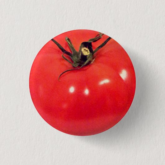 Ruby Red Tomato Fun Button (Vorderseite)