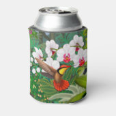 Ruby Red Tropical Hummingbird Can Cooler Dosenkühler (Kanne Rückseite)