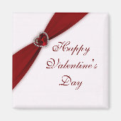 Ruby Red Valentine's Day Magnet (Vorne)