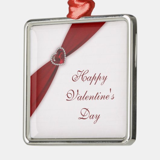 Ruby Red Valentine's Day Ornament (Links)