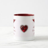 Ruby Red Valentine's Day Tasse (Zentrum)