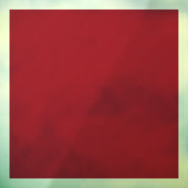 Ruby Red Window Cling 12 Zoll Square Fensteraufkleber (Blatt 3)