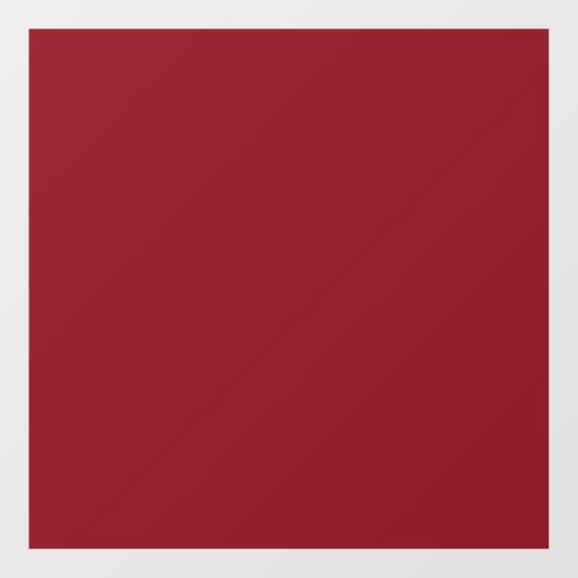 Ruby Red Window Cling 12 Zoll Square Fensteraufkleber (Blatt)