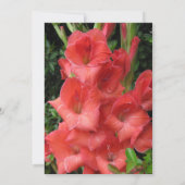 Ruby Red zum 40. Hochzeitstag Einladung (Rückseite)