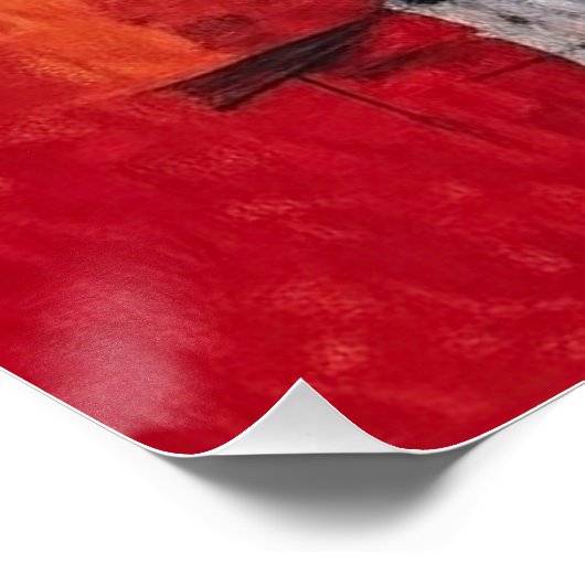 Ruby Reflections Poster (Ecke)