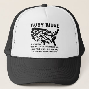 Ruby Ridge Eine Erinnerung, die die Fed Ihre Ehefr Truckerkappe