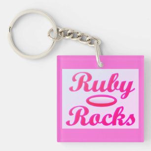 Ruby Rocks Design SWEET PINK Schlüsselanhänger