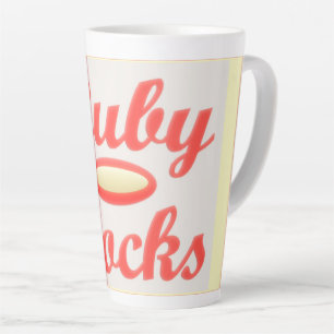 RUBY ROCKS ROT UND KAFFEE TASSE GROSS