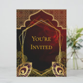 Ruby Room Einladung (Stehend Vorderseite)