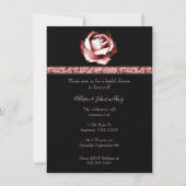 Ruby Rose Brautparty Einladung (Vorderseite)