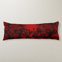 Ruby rot schwarz stilvoll floral vibranly elegant