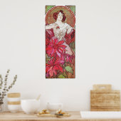Ruby Rote Rose Goddess Poster (Küche)