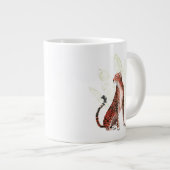 Ruby Runner Leopard Jumbo-Tasse (Vorderseite Rechts)
