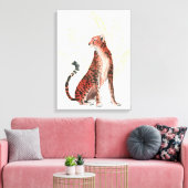 Ruby Runner Leopard Leinwanddruck (Insitu (Wohnzimmer))