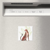 Ruby Runner Leopard Magnet (In Situ (Geschirrspüler))