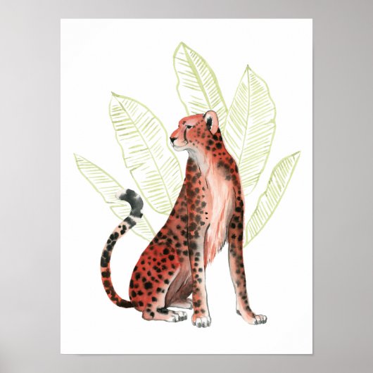 Ruby Runner Leopard Poster (Vorne)