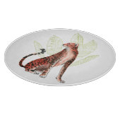 Ruby Runner Leopard Schneidebrett (Ecke)