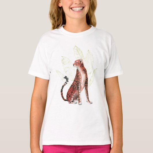 Ruby Runner Leopard T-Shirt (Vorderseite)